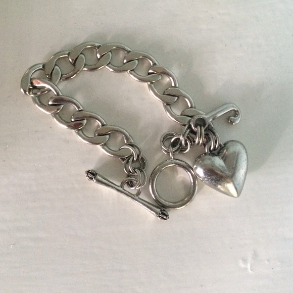 Juicy Couture silver charm bracelet