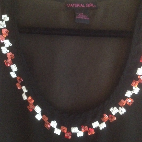 Chiffon Tribal Sequins Top - Picture 3 of 3