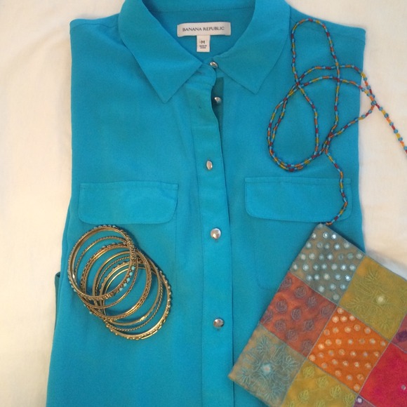Amrita Singh Blue and Gold Bangles