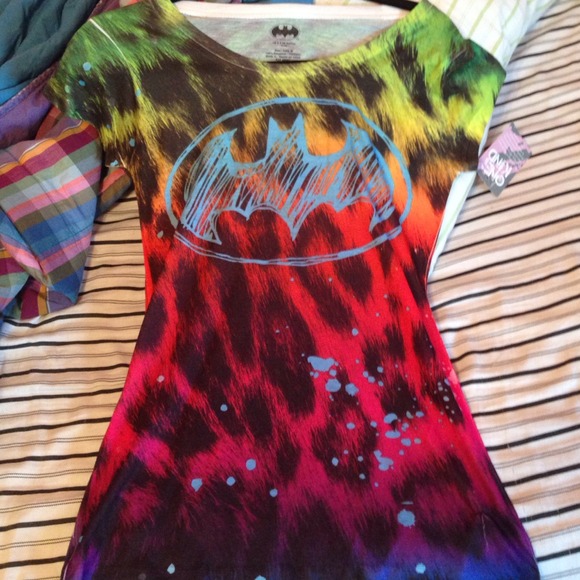 Rainbow batman shirt