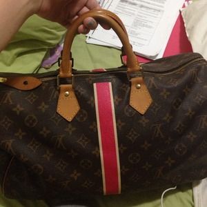 speedy 40 in mono print authentic