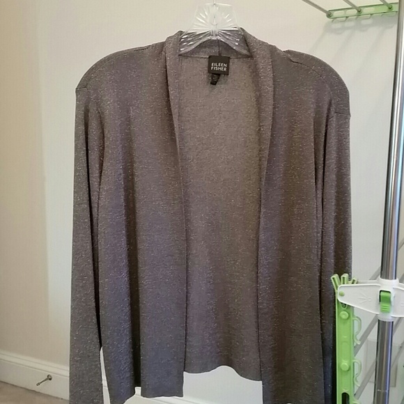 Grey Shimmering Jacket and shirt