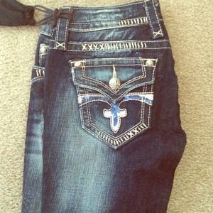 REDUCED!! Size 25 Rock Revival jeans