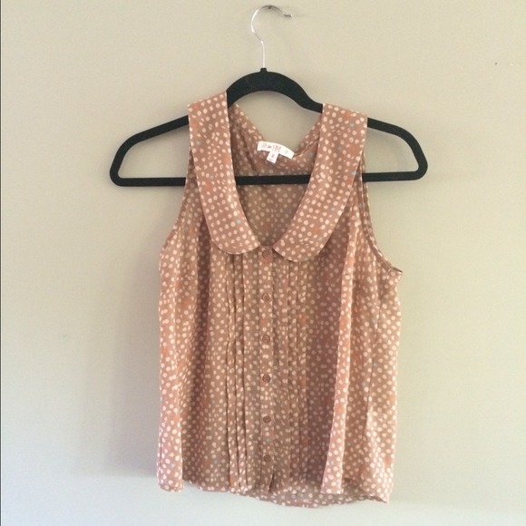 Sheer top from Nordstrom.