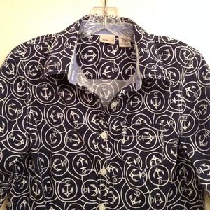 Nautical Anchor Button Up!