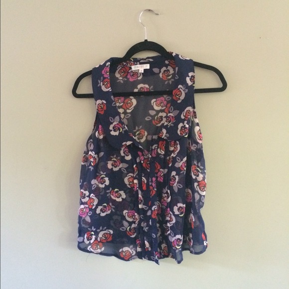 Sheer top from Nordstrom.