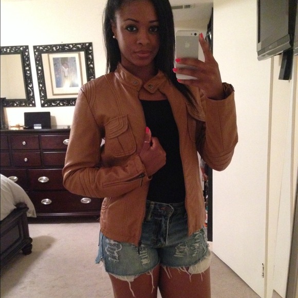 Camel jacket.