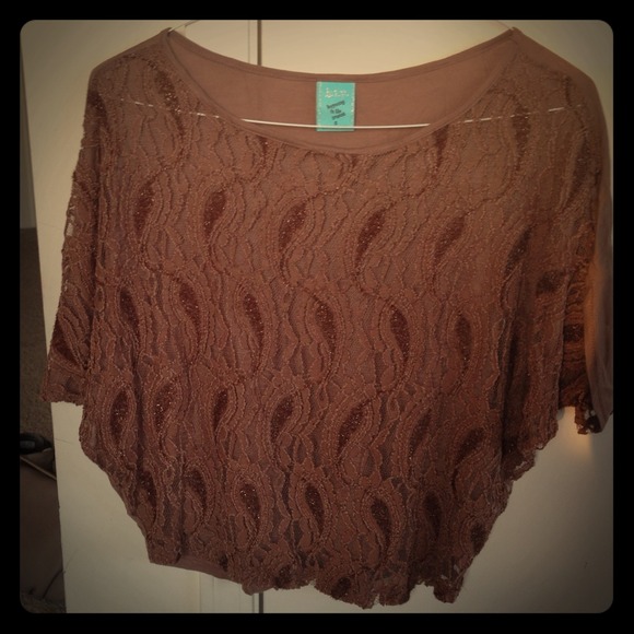 Beaded off the shoulder top - Picture 1 of 2