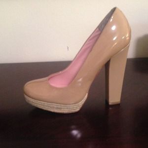 Nude Betsey Johnson Pumps.