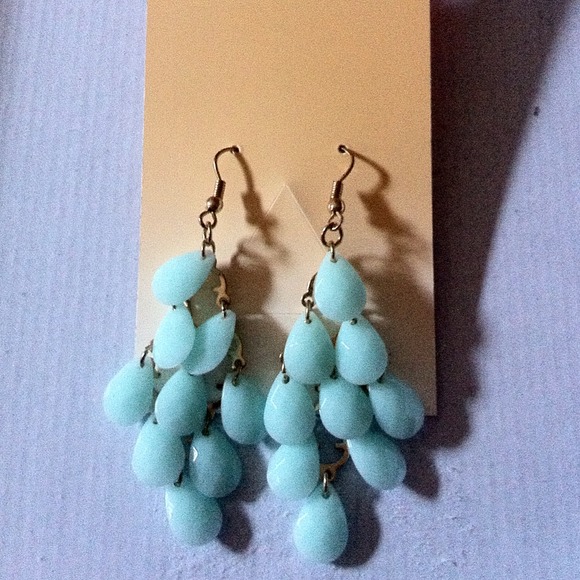 Light blue earrings