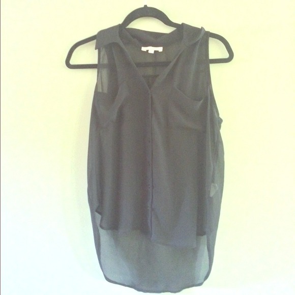 Sheer collared top from Nordstrom.