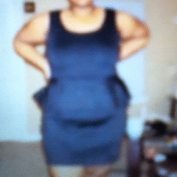 Little black peplum dress!