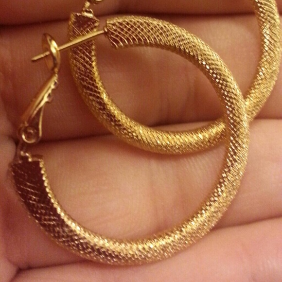 9kt gf hoops - Picture 3 of 4