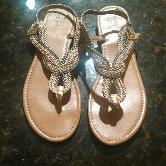 Multi- colored Braided sandal- NY&Co.
