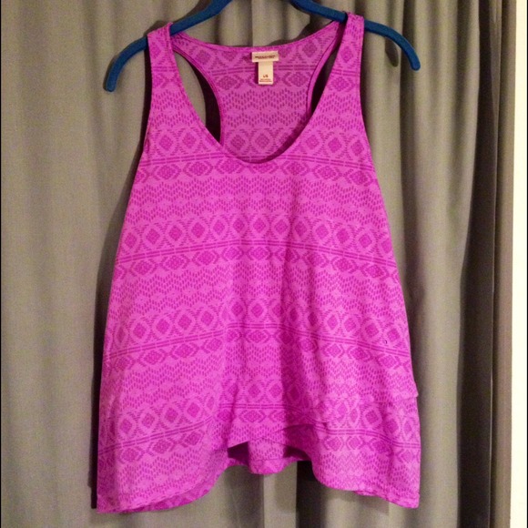 🔴SOLD🔴Purple Aztec Flowy Racerback Tank