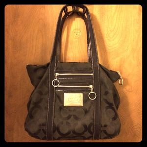 Coach Poppy Signature Glam Tote 13826