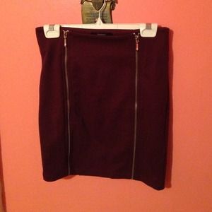 Forever 21 zipper pencil skirt