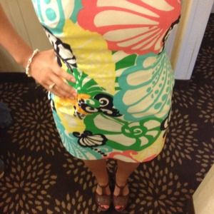 Chiquita Bonita one shoulder dress lilly pulitzer