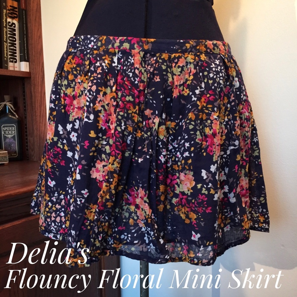 Delia's | Flouncy Floral Mini Skirt