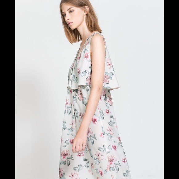 Zara 2 piece floral dress - Picture 4 of 4