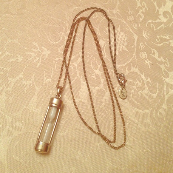Claire's Gold Hourglass Necklace