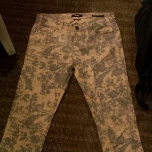 Pink and Grey Skinny Jeans