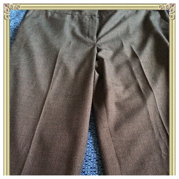⭐️ANN TAYLOR BROWN DRESS SLACKS SIZE 14⭐️