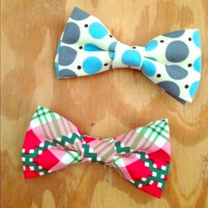 Clip on bow ties
