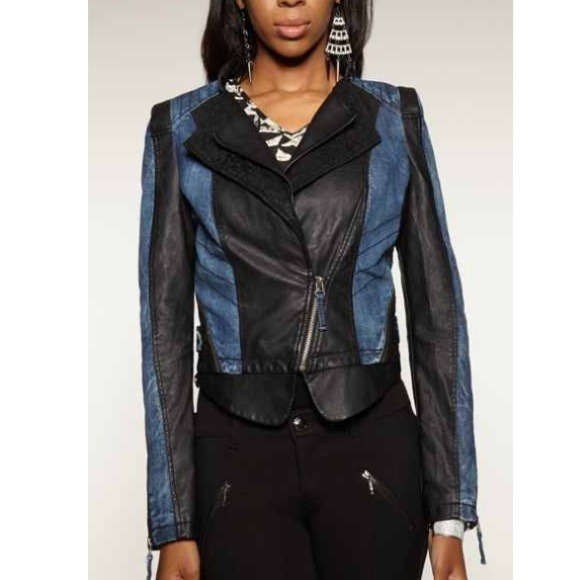 Lace Denim Moto Jacket!!!!!