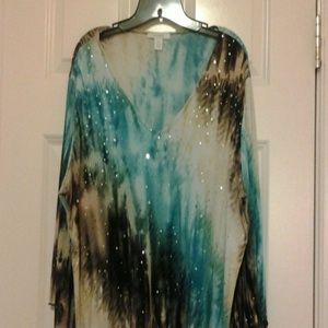 Glittery Multi-color Top