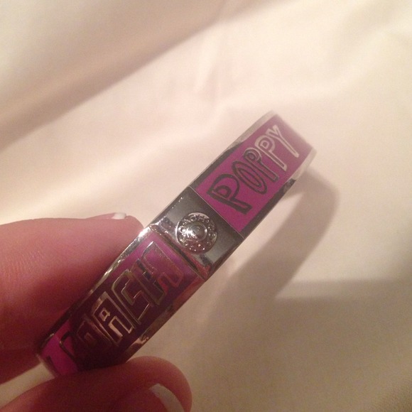 Authentic Hot Pink Coach Poppy Bangle