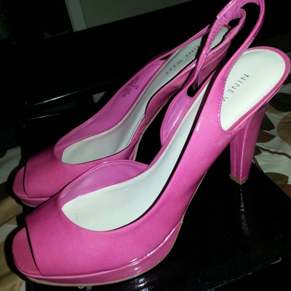 Hot pink heels