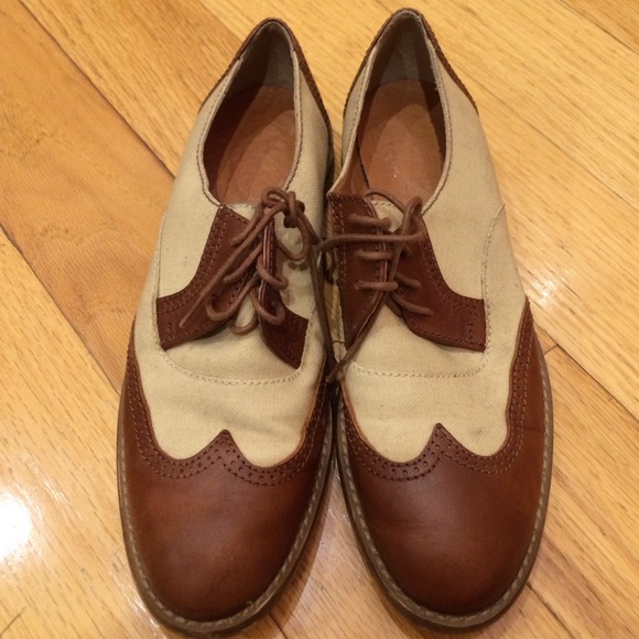 Madewell Tan Oxfords