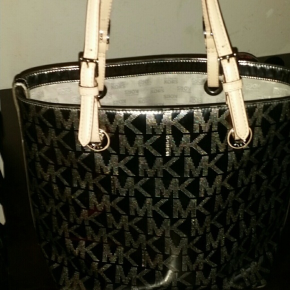 Michael Kors Purse- Metallic Silver