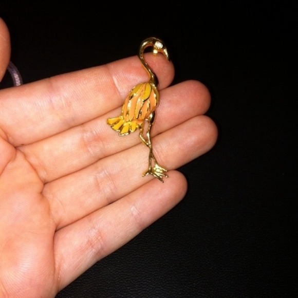 Flamingo pin