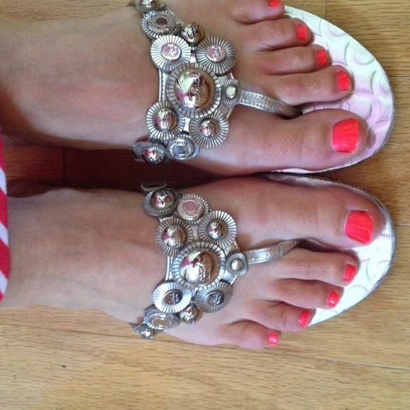 Coach flip flops