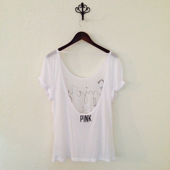 Victoria's Secret PINK Open-Back Tee - Picture 2 of 3