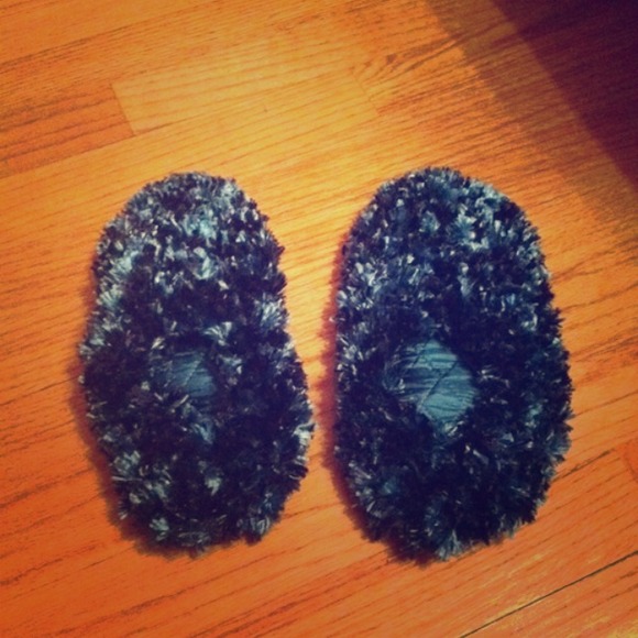 Fuzzy slippers