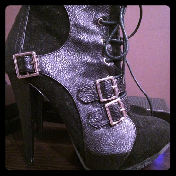 Black booties