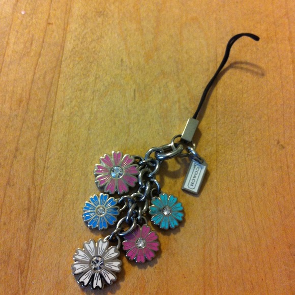 Coach key chain/cell phone charm