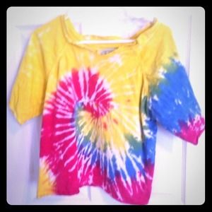 Tie dye hippie shirt