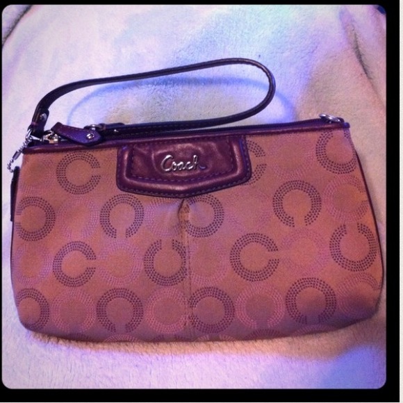 Coach Madison style wristlet