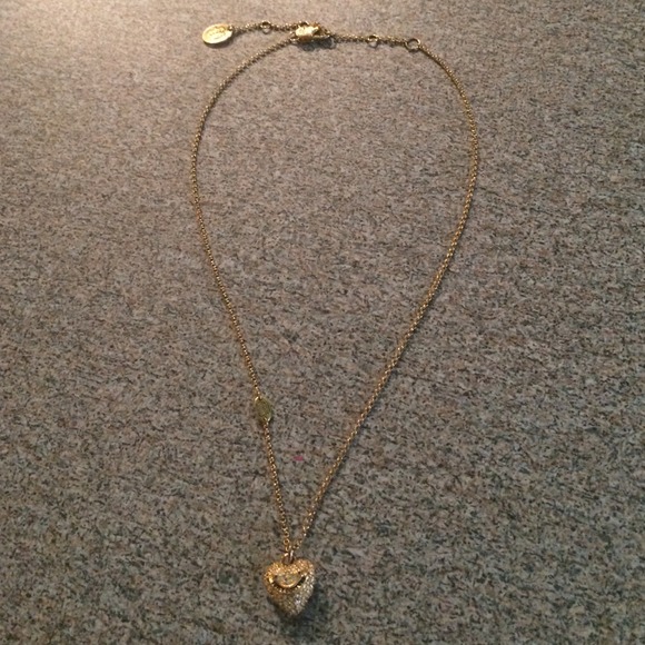 Gold Juicy Couture Heart Necklace