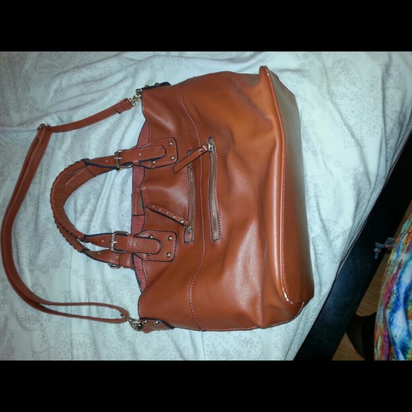Cognac color aldo purse
