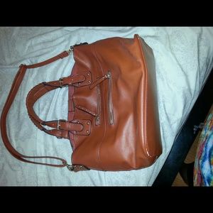 Cognac color aldo purse