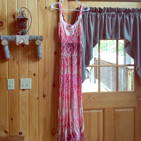 Beautiful hippie style maxi dress