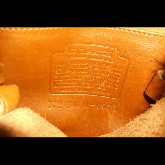 SOLD VINTAGE AUTHENTIC BROWN COACH LEATHER HANDBAG - Picture 4 of 4