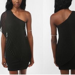 Urban Outfitters Pleated One-Shoulder Dress