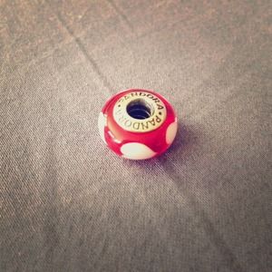 Red Heart Murano Charm