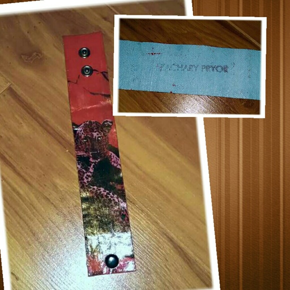 Zachary Pryor Hand Painted Canvas Cuff